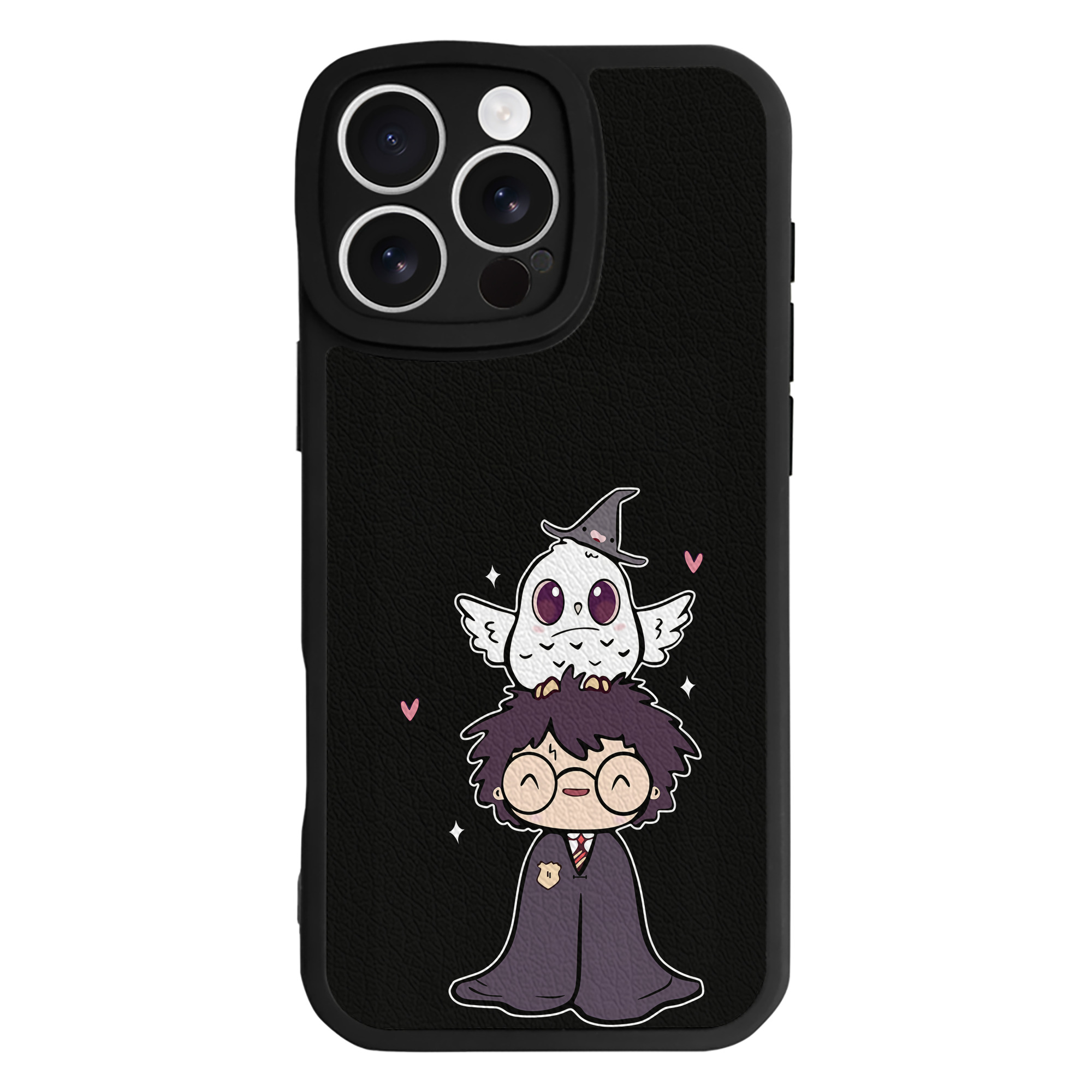 （画像用） Harry Potter ハリー・ポッターシリーズ 【iPhone 16シリーズ対応】シリコンスマホケース（レザー調） 材質：シリコン